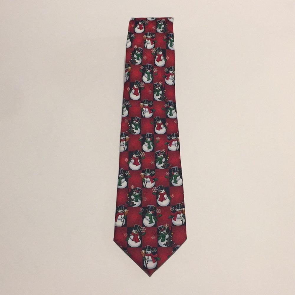 Awesome 🎅🏼 Snowman Christmas Tie